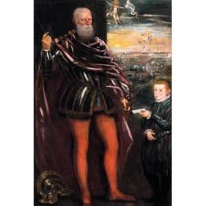Hand Made Oil Reproduction   Tintoretto (Jacopo Comin)   32 x 48 
