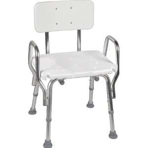  Shower Chair with Arms and Back: Health & Personal Care
