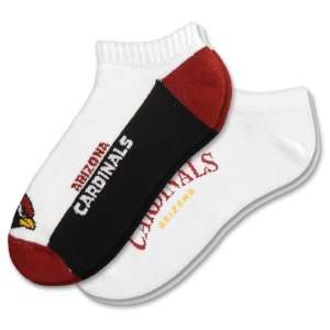 Arizona Cardinals Mens No Show Socks (2 pack) Sports 