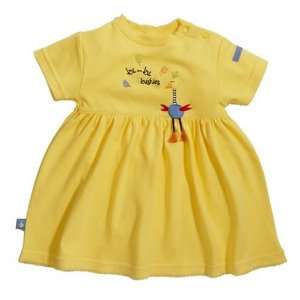  Ku Ku Bird Short Sleeved Dress   Yellow : 12 Months: Baby