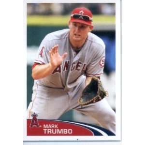   Topps Baseball MLB Sticker #96 Mark Trumbo Angels: Sports Collectibles
