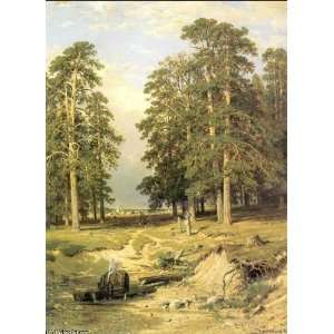 Hand Made Oil Reproduction   Ivan Shishkin   32 x 44 inches   Holy 