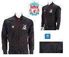 New Mens Adidas Originals Liverpool LFC Black Tracksuit Top / Jacket 
