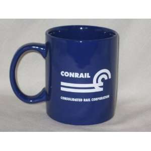  Conrail Railroad Railway Porcelain Collectors Blue Mug 