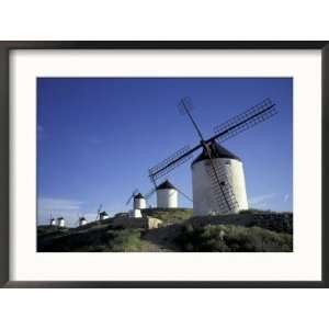  Windmills, Consuegra, La Mancha, Spain Framed Photographic 