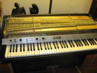 RHODES SEVENTY THREE ELECTRONIC PIANO WITH SPEAKER AMP STAND.  