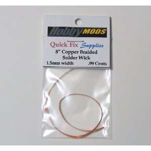  Quick Fix Supplies 8 Copper Solder Wick Braid 1.5mm wide 