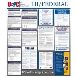  Hawaii HI and Federal all in one Labor Law Poster for 