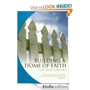 Building a Home of Faith Wayne Cordeiro  Kindle Store