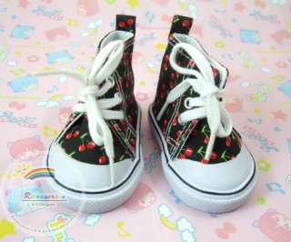 American Girl Shoes Cons Canvas Sneakers Cherry Black  