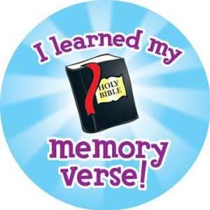   CARSON DELLOSA I LEARNED MY MEMORY VERSE STICKERS: Everything Else