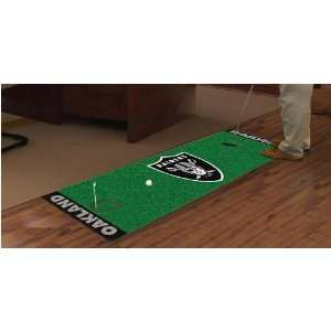   Raiders   NFL 24x96 Golf Putting Green Mat: Sports & Outdoors