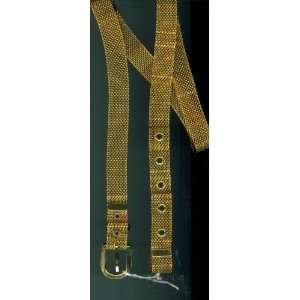 Gold Mesh Belt. 1/2 Wide Approximately 45 Long . USA 