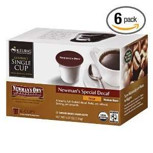   Gourmet Single Cup Coffee Newmans Special Decaf 12 K Cups (Pack of 8