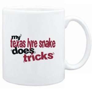 Mug White  My Texas Lyre Snake does tricks  Animals:  