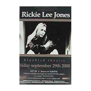  Rickie Lee Jones Denver Colorado Concert Poster
