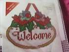 Plastic Canvas Kit Wall Decor1986 ~ COOL CATS WELCOME  