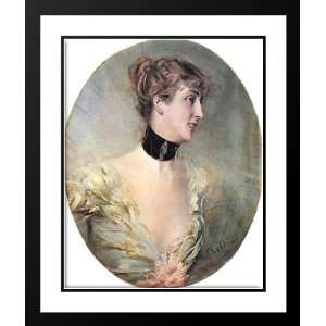Boldini, Giovanni 20x23 Framed and Double Matted The Countess Ritzer 