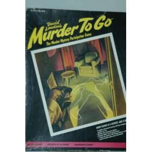    Murder to Go   The Murder Mystery Participation Game Toys & Games