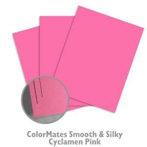  ColorMates Smooth & Silky Cyclamen Pink Cardstock   25 