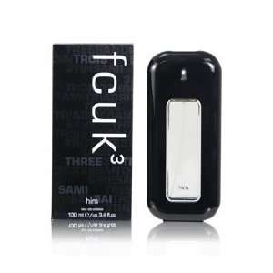  French Connection UK FCUK 3 Mens Edt 100ml Spray (3.4 fl 