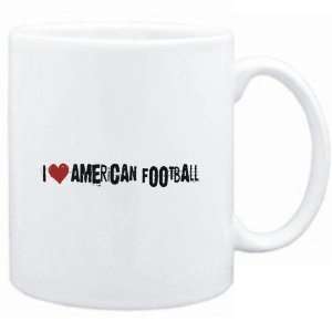 : Mug White  American Football I LOVE American Football URBAN STYLE 