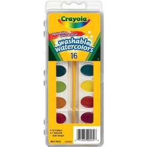  Crayola Washable Watercolors 16 colors Case Pack 1