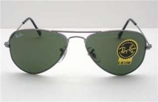 Ray Ban 3044 W3100 Gunmetal G15 SMALL 52 New Authentic  