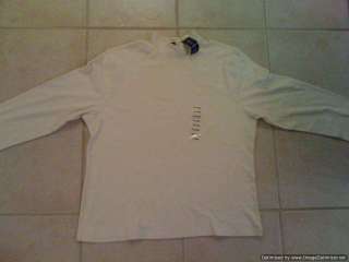Karen Scott XL Ladies Turtleneck Top NWT White Long Sleeves Shirt 