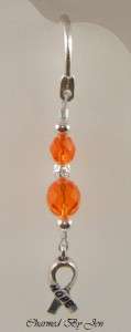 MS MULTIPLE SCLEROSIS Awareness Bookmark w/ HOPE Charm  
