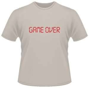  FUNNY T SHIRT : Game Over T Shirt (2): Toys & Games