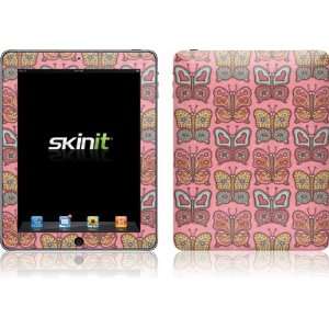  Skinit Butterfly Pink Splash Vinyl Skin for Apple iPad 1 