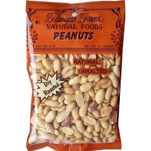 Peanuts, Dry Roasted, Unsalted, 6oz Grocery & Gourmet Food