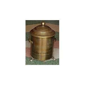  Antique English Solid Brass Coal Scuttle