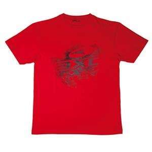  AXO Thumb Print T Shirt   Small/Red: Automotive