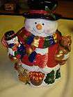 san francisco music box co snowman cookie jar pre owned