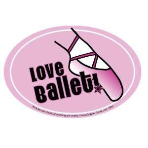  Love Ballet Car Magnet