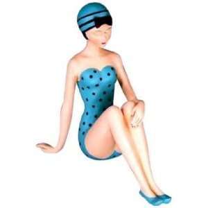 Bathing Beauty Blue Suit Figurine