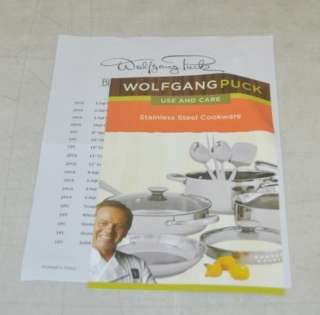 Wolfgang Puck 28 Piece Bistro Elite Stainless Steel Cookware 