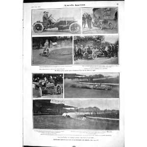  1905 Scientific American Motor Car Race France America 