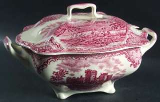 Johnson Bros OLD BRITAIN CASTLES PINK Tureen (Imperfect) 7661046 
