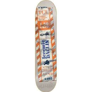  Cliche Daclin Bus Ticket Skateboard Deck   7.9: Sports 