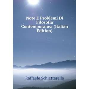   Contemporanea (Italian Edition) Raffaele Schiattarella Books