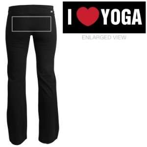  I Love Yoga Pant Custom Junior Fit Soffe Yoga Pants 