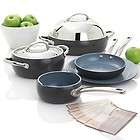 Todd English Hard Anodized De Luxe Kitchen Cookware Set Greenpan items 