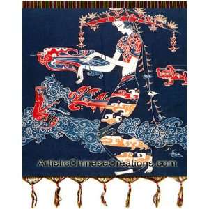  Chinese Products / Chinese Folk Art: Chinese Batik Wall 