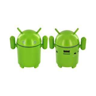 android shaped speaker cute arms and head move powered through
