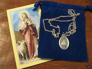 Our Lady of San Juan De Los Lagos St. Medal w/ Necklace  