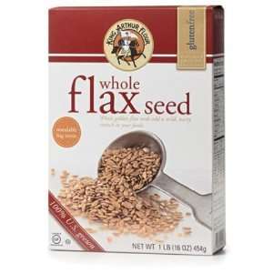 King Arthur Flax Seed Whole, 16 Ounce  Grocery & Gourmet 