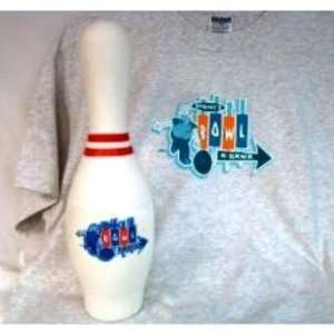   Full Size Bowling Pin w/ Tshirt Inside Case Pack 12 Toys & Games